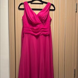 Maxi pink event dress size 0